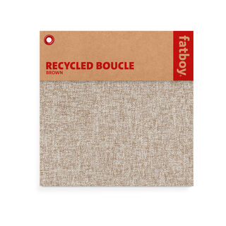 recycled Boucle Color Swatch Brown