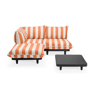 Paletti Set Medium + Table LEFT Stripe Orange Creme