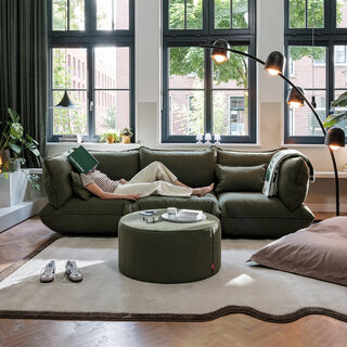 Sumo Sofa Grand Boucle Leaf Green