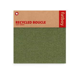 recycled Boucle Color Swatch Leaf Green