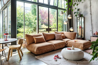 Sumo Seat Velvet Almond