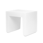 Concrete Seat White