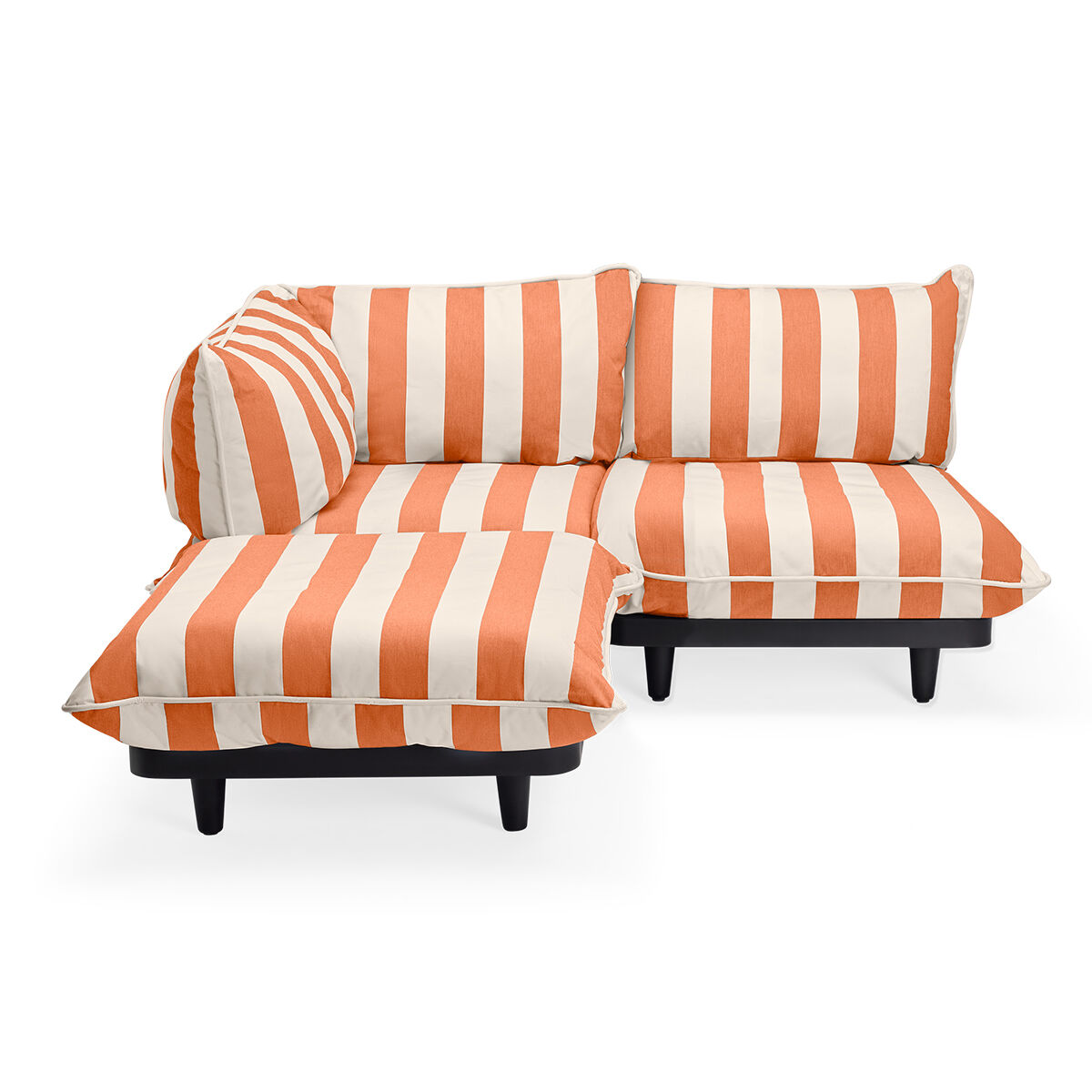 Paletti Set Medium LEFT Stripe Orange Creme