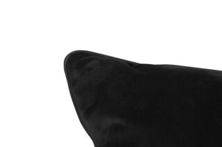 King Pillow Velvet Black