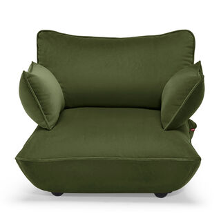 Sumo Loveseat Velvet Recycled Deep Green