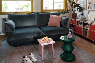 Sumo Medium Sofa Velvet Petrol