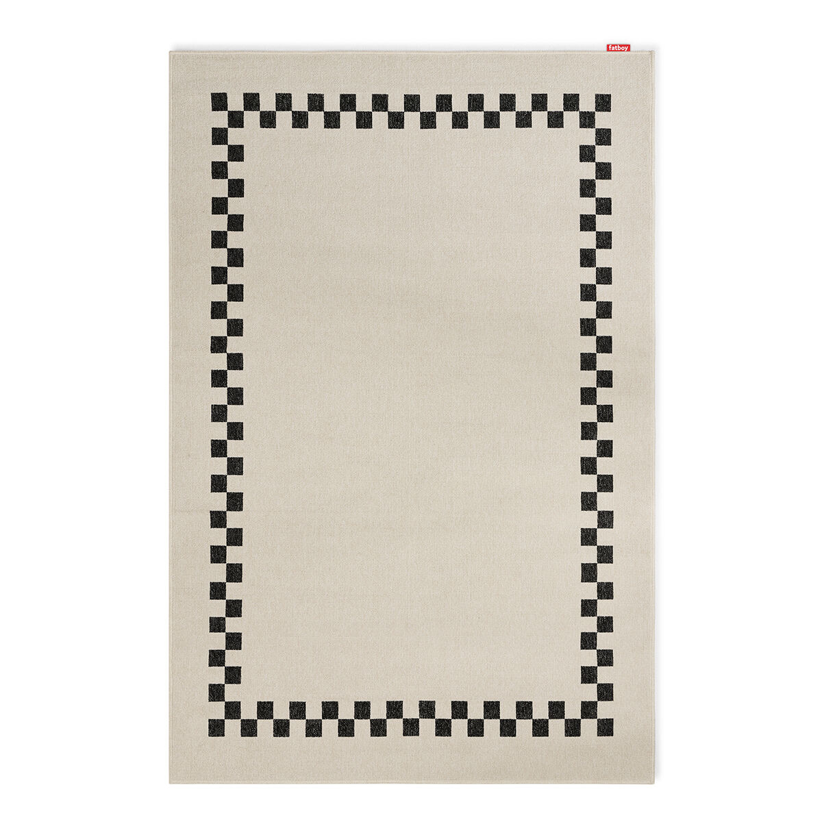 Carpretty Petit Check Border Anthracite/creme