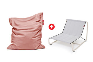 Beanbase Whipped Cream + Original Slim Teddy Cheeky Pink