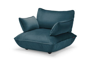 Sumo Armrest Velvet Petrol