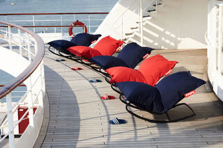 Rock 'n Roll + Original Outdoor Stripe Orange Creme