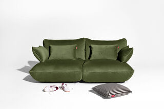 Sumo Sofa Medium Velvet Deep Green