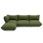 Sumo Corner Sofa Boucle Leaf Green