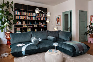 Sumo Grand Sofa Velvet Petrol