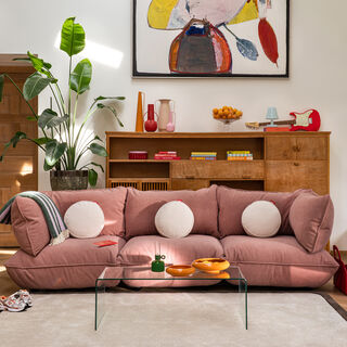 Sumo Sofa Grand Cord Soft Pink