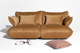 King Pillow Velvet Almond