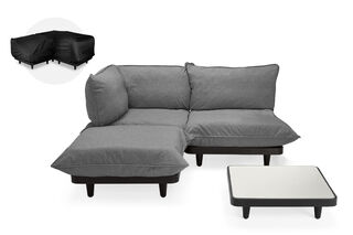 Paletti Set Medium Rock Grey + Table Light Grey