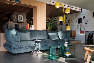 Sumo Sofa Grand Velvet Petrol