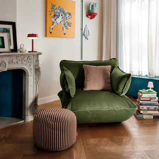 Sumo Loveseat Velvet Deep Green