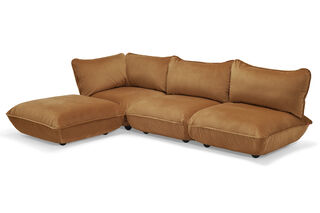Sumo Hocker Velvet Almond