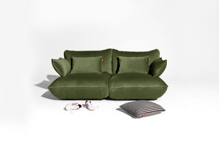 King Pillow Velvet Recycled Deep Green