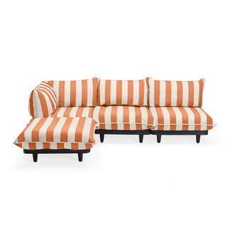 Paletti Set Large LEFT Stripe Orange Creme