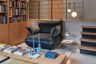 Sumo Loveseat Velvet Petrol