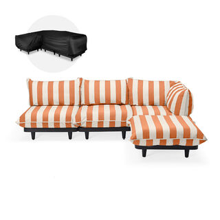 Paletti Set Large RIGHT Stripe Orange Creme