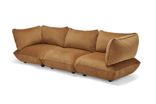 Sumo Grand Sofa Velvet Almond