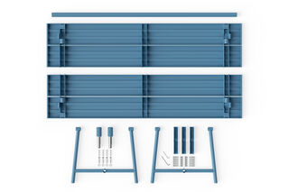 Fred's Table Wave Blue