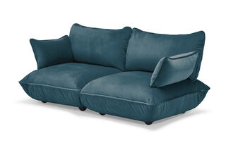 Sumo Sofa Medium Velvet Petrol