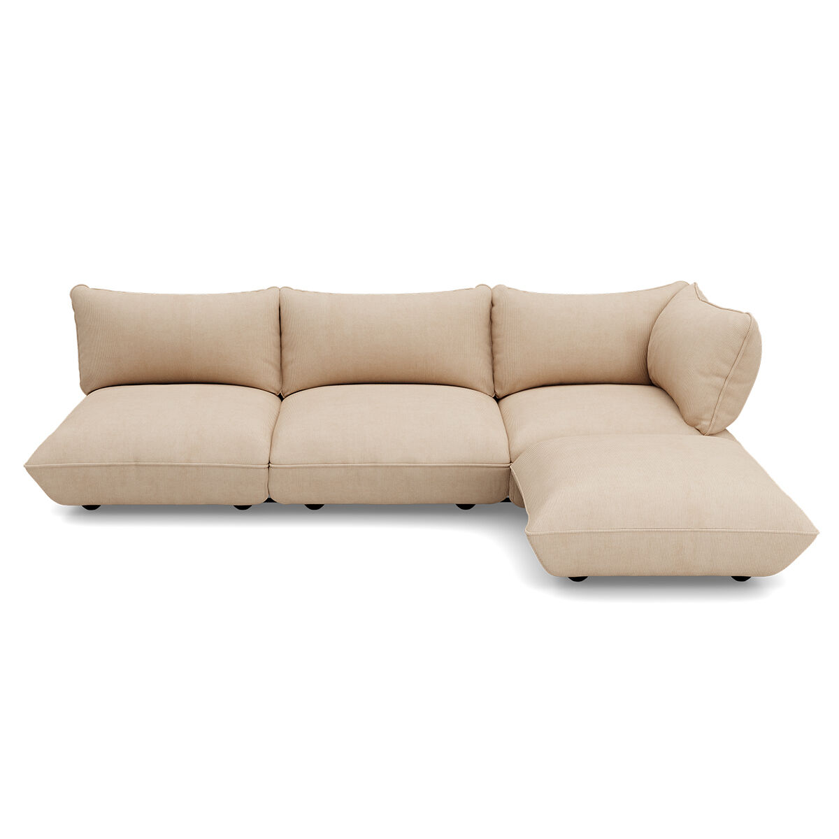 Sumo Corner Sofa Right Cord Beige