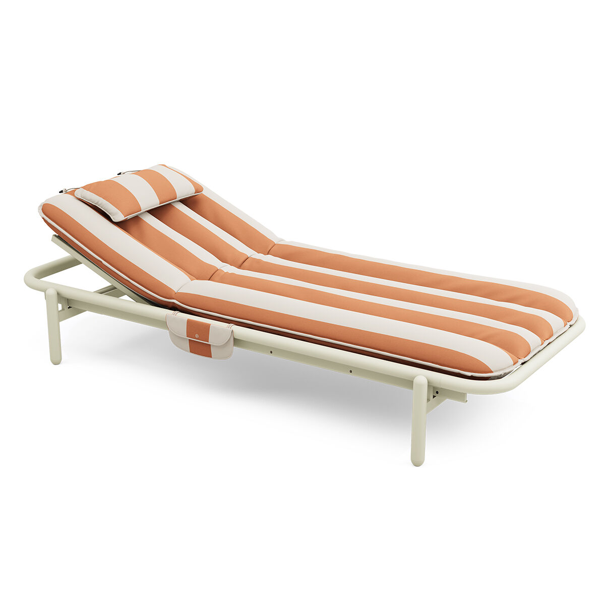 Sunbun Daybed Desert / Stripe Orange Creme