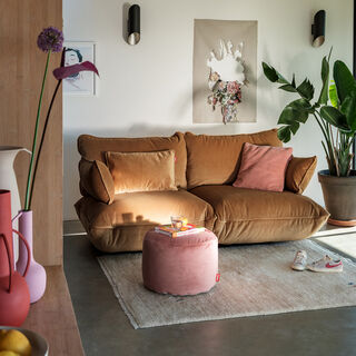 Sumo Sofa Medium Velvet Almond