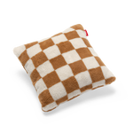 Square Pillow Teddy Chess Almond Creme