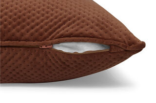 Square Pillow Royal Velvet Tobacco