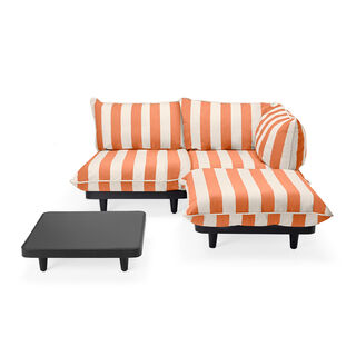 Paletti Set Medium + Table RIGHT Stripe Orange Creme