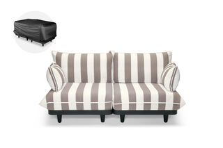 Paletti Lounge Sofa Stripe Cacao