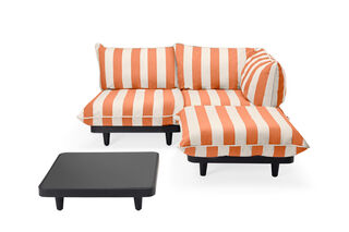 Paletti Set Medium + Table RIGHT Stripe Orange Creme
