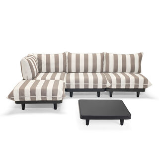 Paletti Set Large Left Stripe Cacao + Table Anthracite