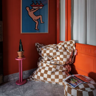 Original Slim Teddy Chess Almond Creme