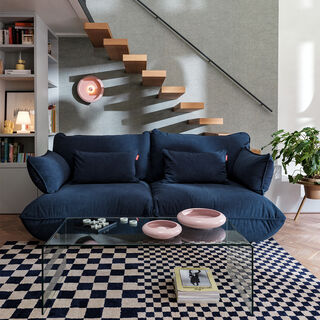 Sumo Sofa Medium Cord Deep Blue
