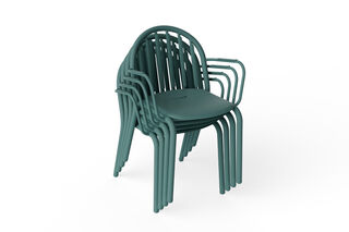 Fred's Armchair Set Dark Sage (4 pcs)