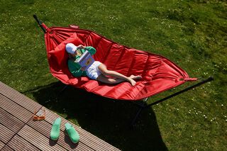 Headdemock (incl. rack black) Red + pillow