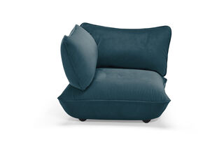 Sumo Corner Seat Velvet Petrol