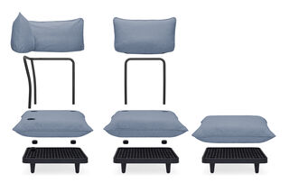 Paletti Lounge Sofa Storm Blue