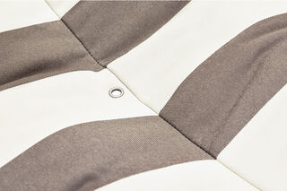 Headdemock Superb Stripe Cacao Incl. Pillow + Rack Black