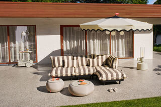 Paletti Set Large Right Stripe Cacao + Table Anthracite