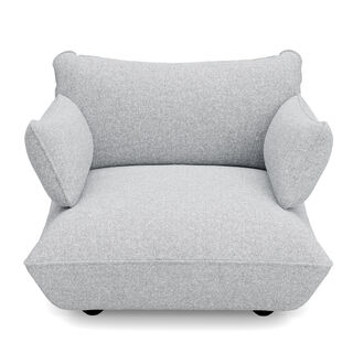 Sumo Loveseat Boucle Recycled Light Grey Melange