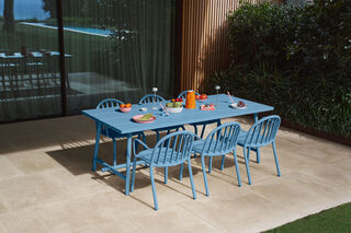 Fred's Armchair Set Wave Blue (4 pcs)