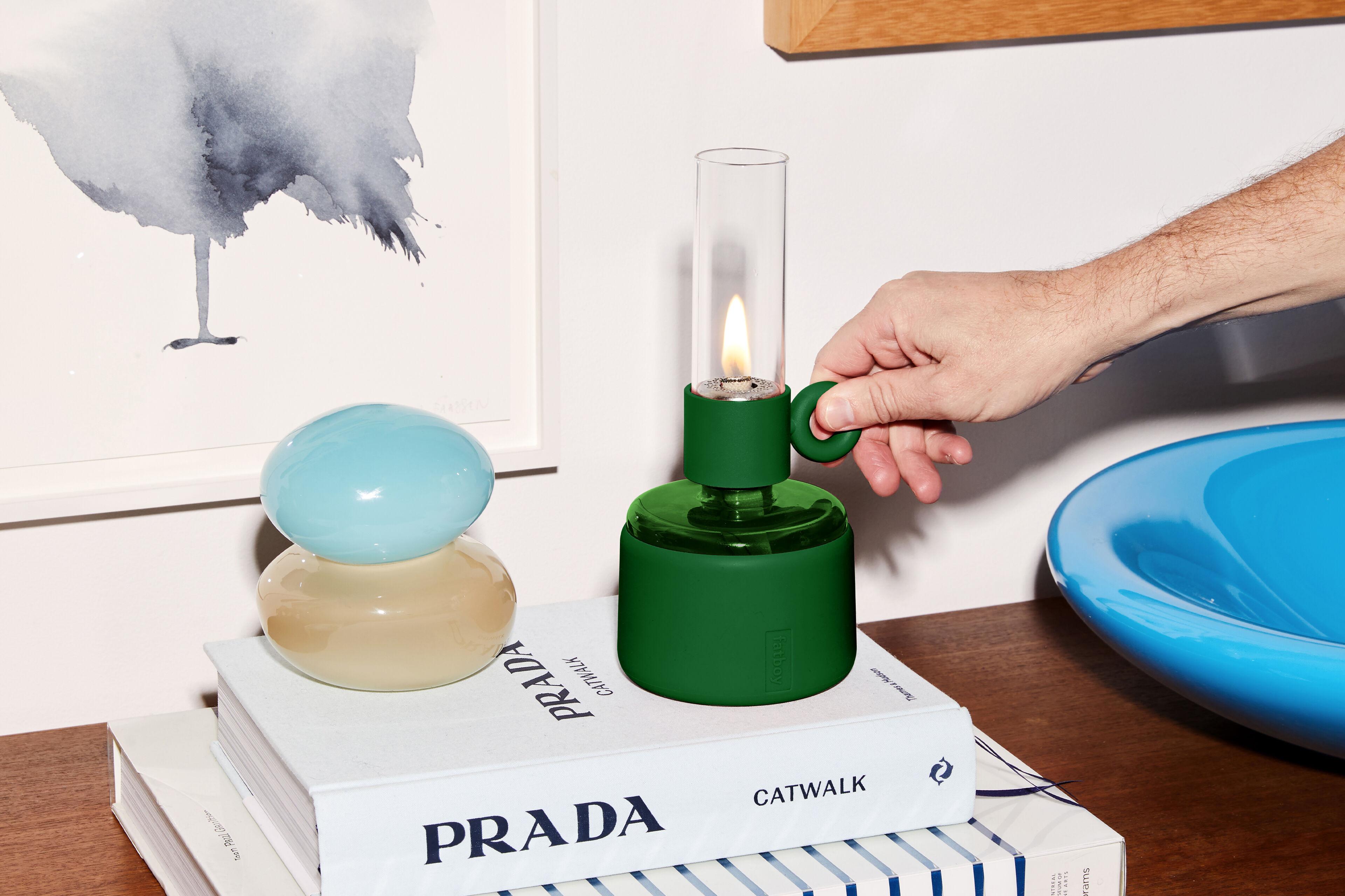 Flamtastique XS: small oil lantern, sleek design | Fatboy